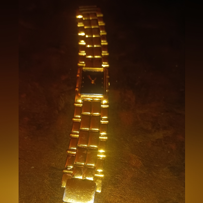 Gold Tone Wearable Watch